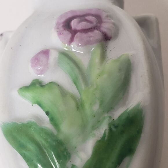 VINTAGE Japan Miniature Porcelain Vases Set of 2 Mommy Pot - Picture 8 of 8